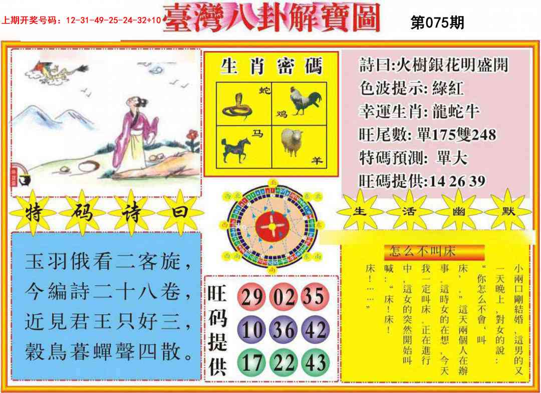 075期台湾八卦解宝图[图]